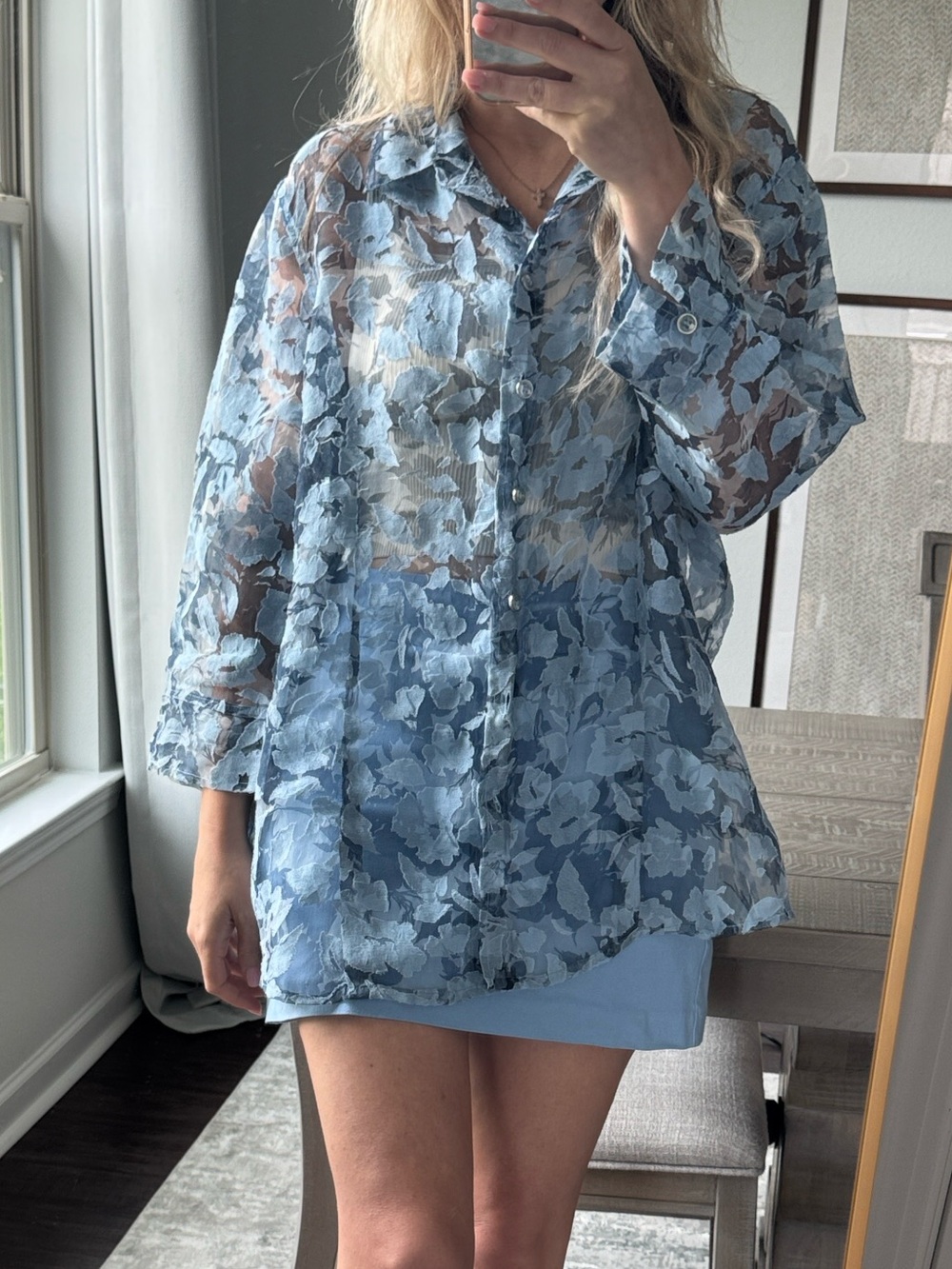 Cardinals Light Blue Women's Mini Skirt - Picture 8 of 9